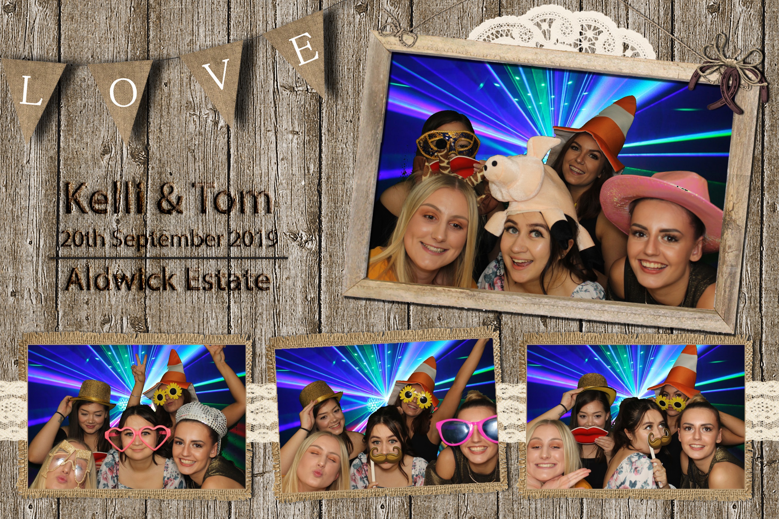 Kelli & Tom's Wedding | View more photos from the event at images.mobile-photo-booth.com/u/MobilePhotoBoothUK/Kelli-Toms-Wedding